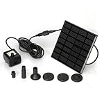 Solar Panel Power Submersible Fountain Pond Water Pum