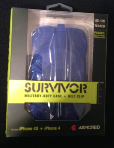 ~ Griffin Survivor Armored Edition iPhone 4/4s Dark Blue Promo Offer 41KctwnJDlL ~ Griffin Survivor Armored Edition iPhone 4/4s Dark Blue Promo Offer