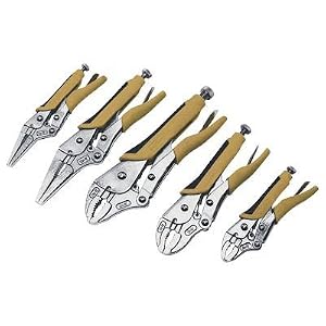 Titan 18453 5-Piece Locking Plier Set by 