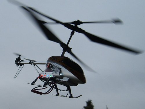 XXL 3 KANAL 3D OUTDOOR RC HUBSCHRAUBER 40CM  AUS ALUMINIUM MIT GYRO 068