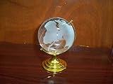 Rotating Desk Globe Paper Weight -- 5"