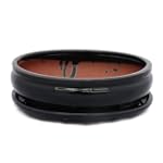 Bonsai-Schale mit Unterteller, oval,...
