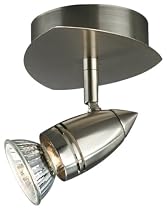 Philips Bright Bullet Single Spotlight - Brushed Chrome