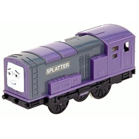 Click here to buy Thomas and Friends Trackmaster Battery Operated Splatter Motorized Train.