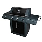 Char Broil Heatwave Infrared Three-Burner Gas Grill, with Sideburner