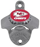 Kansas City Chiefs Wall Mount Bottle Opener