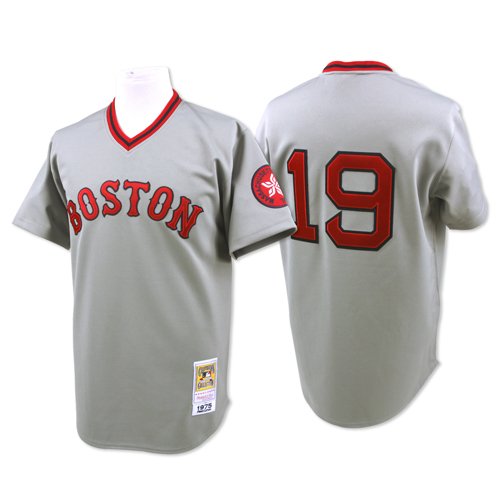 Boston Red Sox Authentic 1975 Fred Lynn Road Jersey By Mitchell & Ness 36