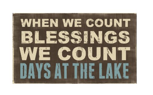 Young's Wood When We Box Sign, 14-Inch