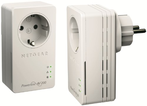 Netgear XAVB1601-100PES Powerline AV+ 200 Nano Adapter Set mit Steckdose 2x XAV1601 Preisvergleich
