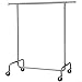 SONGMICS Garment Rack Heavy Duty Clothes Rack Maximum Capacity 286.6lb Clothing Rack on Wheels All Metal Chrome Extendable UHSR11S