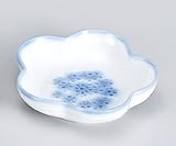四季梅型小皿 5個組 【美濃焼 小皿】 〔キャッシュバックキャンペーン対象商品〕