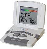 Hipe Digital Programmable Grilling / Barbecue Probe Thermometer with Taste Settings and Alarm - Never overcook your Meats and Poultrys again - With Bonus DB-Tech Meat Temperature Magnet Chart