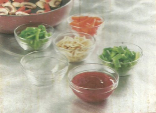 Set of 6 Glass Prep Bowls