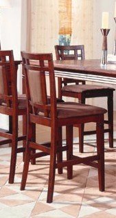 Set of 2 Contemporary Counter Height Chairs Barstools - 24