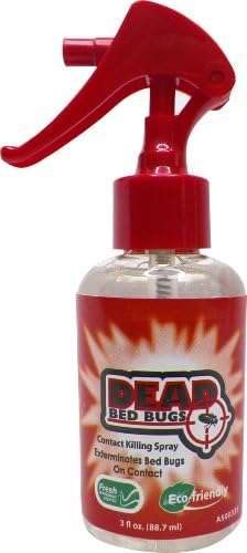 Bed Bug Spray TRAVEL Size Kills Bed Bugs, Lice, Mites and Other Insects - No Pesiticide 3 oz