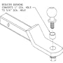 Buyers 1in. to 3/4in. Steel Bushing
