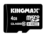 KINGMAX 4GB Ultra High Speed microSDHC microsd SDHC Class 10 Flash Memory C ....