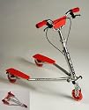 Trikke Tech T5 Series 3-Wheeled Carving Scooter (Red)