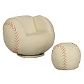 Baseball Chair and Ottoman