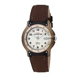 Timex Men's T48501 Expedition Brown Leather Strap Watch