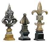 Window Treatments item: SI 4-73026 Set of 3 Antiqued Finials