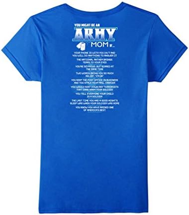 Women's Army Mom Shirt - Army Mom Gifts - Proud Army Mom Shirt Large Royal Blue