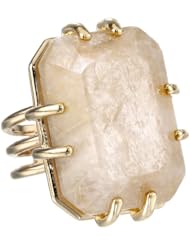 Kelly Wearstler Hampstead 18k Gold Finish Vein Quartz Ring