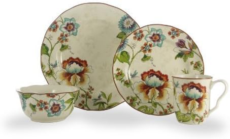 222 5th Bella Vista 16-Piece Round Dinnerware Set, Service for 4 by 222 PTSA