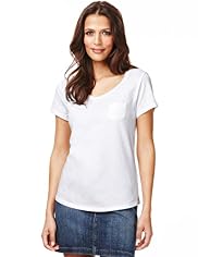 Indigo Collection Pure Cotton Slub T-Shirt