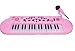 Kids Authority 37 Keys lectronic Keyboard Pink With Microphone / Piano With Microphone / Colors May Vary