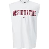 Nike - Nike Washington State Cougars White College Classic Sleeveless T-shirt