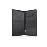 Bosca Tribeca Leather Flight Attendant Travel Organizer - Black