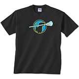 Lacrosse Dog Short Sleeve Lacrosse T-Shirt (Design on Front)