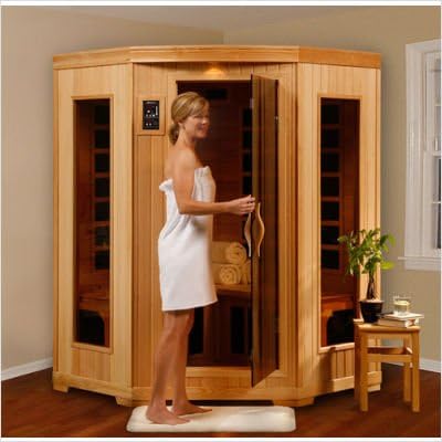 Santa Fe 3 Person Carbon Infrared Home Sauna