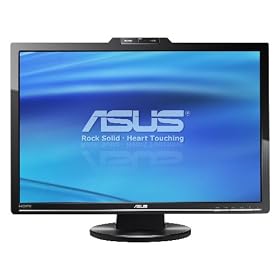 ASUS VK266H 26-Inch Full HD 1080P Widescreen LCD Monitor with 2.0MP CAM (Black) by Asus