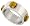 Sterling Silver Hand Made Ring with Brass Screw Heads size 6