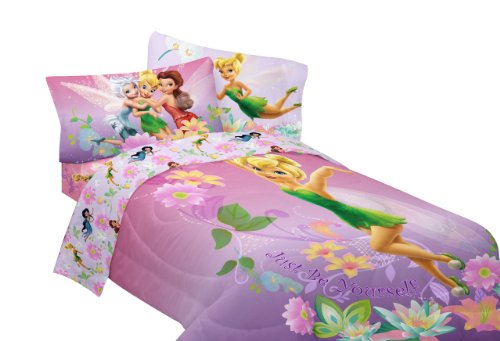 Tinkerbell Comforter Twin Sheets Sets For Little Girls Bedroom