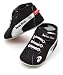 Silly Souls Boob Man Baby Shoes - black, 6months