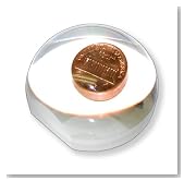 Carson Optical Large 3X Power Pre-Focused Acrylic Ball Loupe Magnifer