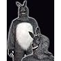 Frank The Bunny Deluxe Costume Size Adult Standard Suit, Gloves, Full Mask