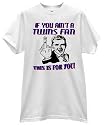 MAN FLIPPING BIRD IF YOURE NOT A TWINS FAN THIS IS FOR YOU BASEBALL T SHIRT jersey