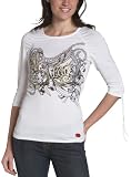 Ecko Red Junior's Ruched 3/4 Sleeve Tee
