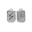 sigel - Victory, Ancient Runes of Prophecy Pewter Pendant on Cord Necklace