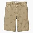 Boys' Cherokee  Novelty Flat-Front Shorts - Khaki Crest