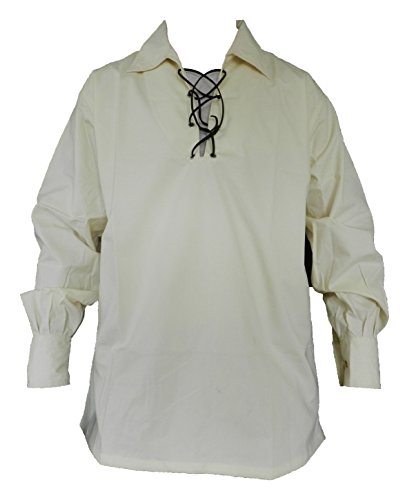 Jacobite Ghillie Shirt Cream Small