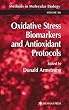 Oxidative Stress and Antioxidant Protocols (Methods in Molecular Biology)