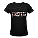 Women's Ohio State Buckeyes Logo V neck T shirts M