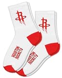 NBA Houston Rockets Mens Socks, 2-Pack