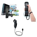 Nintendo Wii Console - Black Starter Bundle, includes extra Remote with Motion Plus and Nunchuk