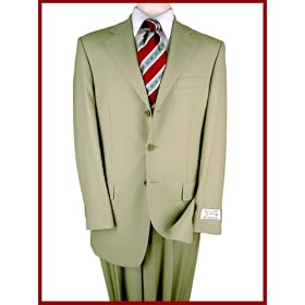 Brand New Italian Summer Wool Super 140's BEIGE Hand Tailored Mens Suits ~~~ the Best Fit and Cut Suits ~~~